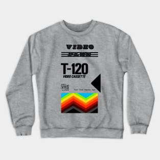 Retro VHS Tape Crewneck Sweatshirt